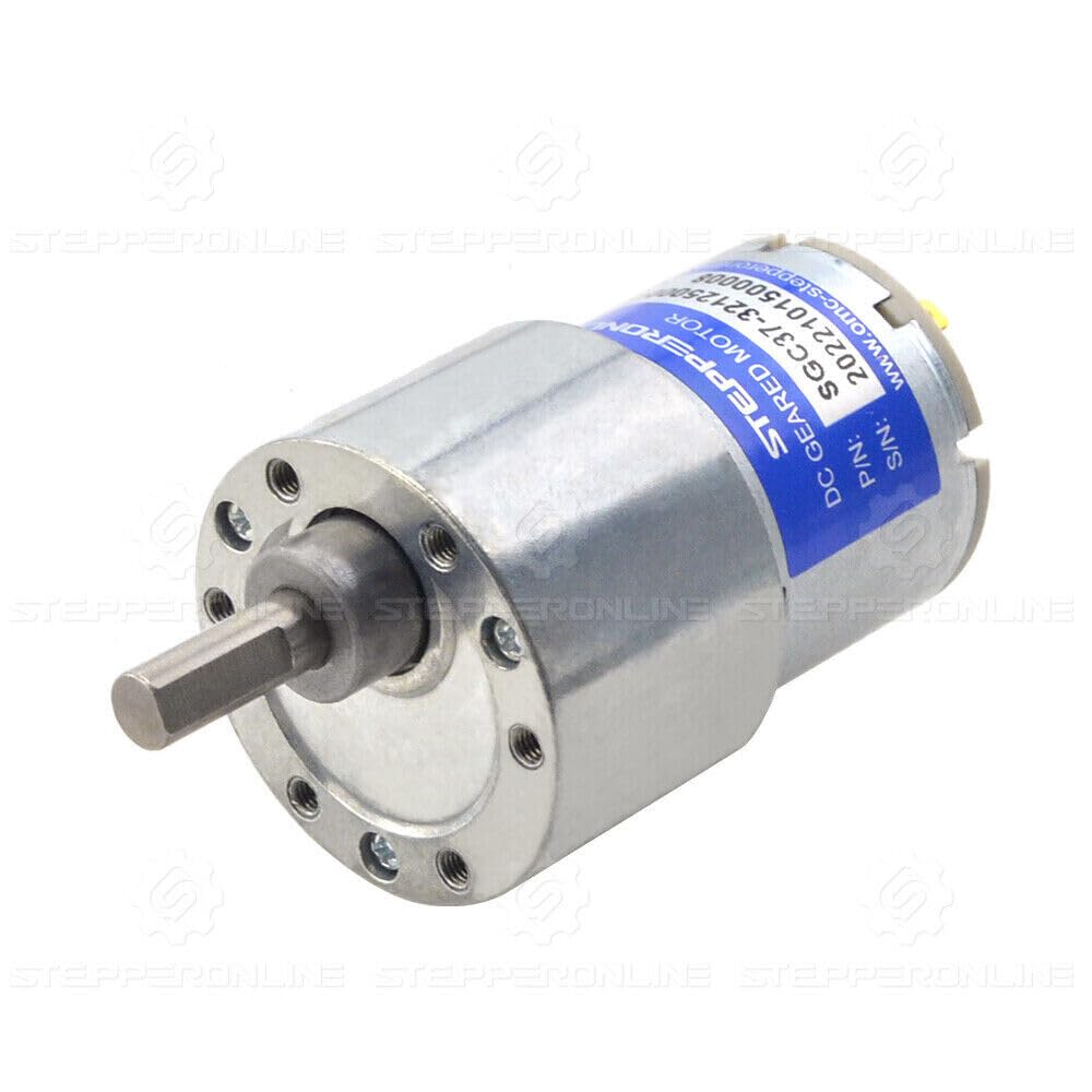 #US Brushed DC Geared Motor 12V W/90:1 Spur Gearbox 41 CW/CCW