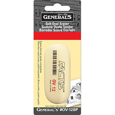 General Pencil Factis Soft Oval Eraser for Art Cover