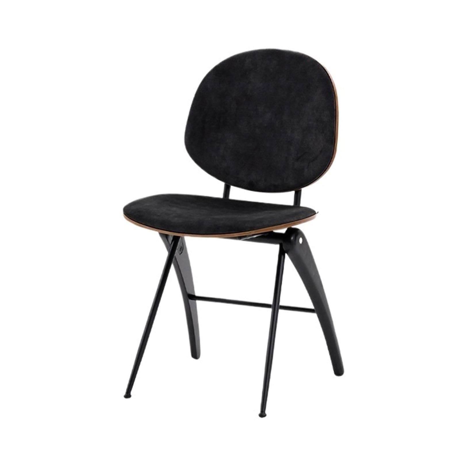 T2H9B5V4G8 Dining Chairs Dining Chairs, Upholstered, Stylish Kitchen, Armless Side for Living Room Bedrooms(Black)