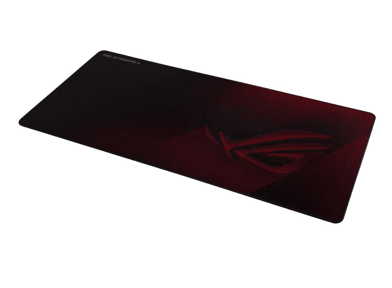 ASUS ROG Scabbard II Extended Gaming Mouse Pad – 35.4” x 15.7” (Extended/XXL Size), Smooth Glide Surface, Water/Oil/Dust-Resistant, Anti-Fray Edges, Non-Slip Base - Black
