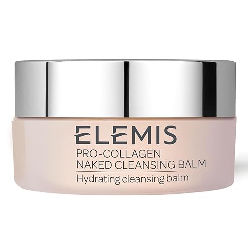 ELEMIS Pro-Collagen Cleansing Balm, 3in1 Melting Facial Cleanser for Deep Cleansing Wash, Infused with 9 Nourishing Essential Oils, Daily Moisturising Makeup Remover for Clean, Glowing Skin - Unscented - 100 g (Pack of 1)