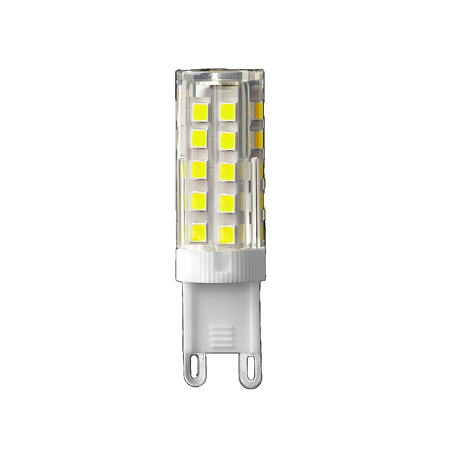 QIROGKC G9 LED Bulbs 220V - 3000K-6500K Dimmable Corn Cob Lights, Flicker-Free 360° Ceramic Base, High CRI 80+ for Chandeliers & Home Lighting (10-Pack) 3w 3000K