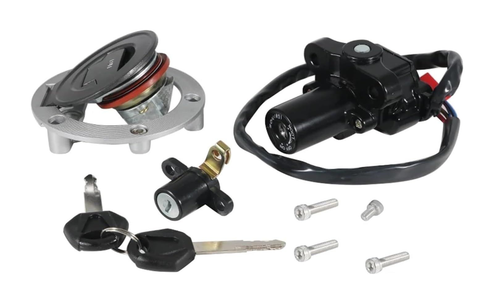 Blocco Accensione Per XT660 Per XT660Z Per Tenere MT03 Per YZF-R1 R1 XJ6 Per XJ6F Per XJ6N FJ09 FZ09 FZ07 Set Di Interruttori Blocco Chiave Accensione Per Moto Moto