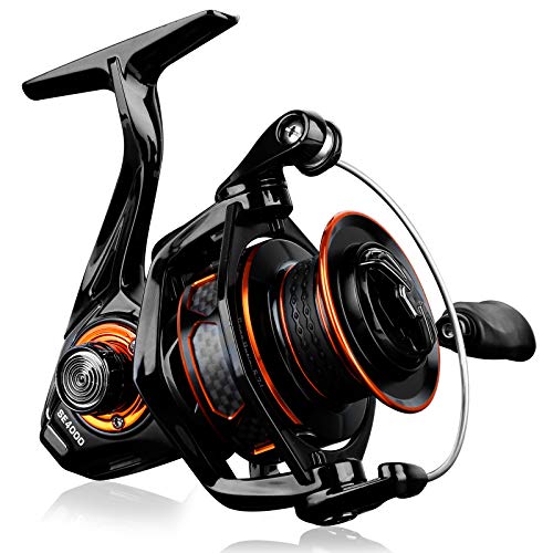 PLUSINNO Fishing Reel, Light Weight Ultra Smooth Powerful Spinning Reels with 5.71 HighSpeed