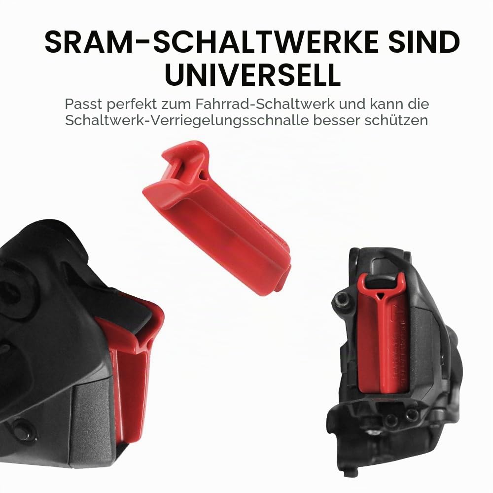 Für SRAM eTap AXS Batterieschutz-Set (2er-Pack) | Schaltwerkabdeckung vorne / hinten | wasserdicht & stoßfest | kompatibel mit der Serie Red/Force/Eagle
