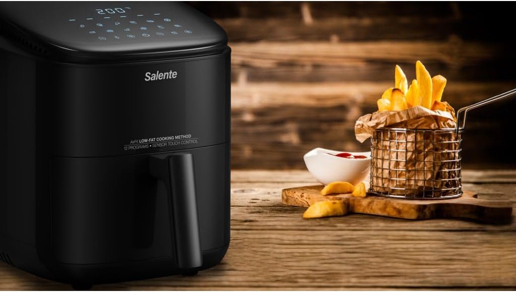 Close-up of the Salente AirFit control panel with program icons