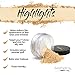 Aesthetica Banana Loose Setting Powder - Flash Friendly Superior Matte Finish Highlighter & Finishing Powder - Includes Velour Puff