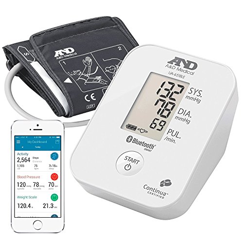 A&D Medical UA-651BLE Connected Blood Pressure Monitor with AFib Screening