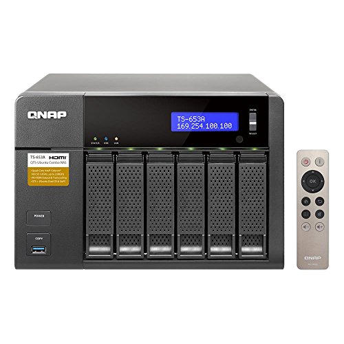 QNAP TS-653A-4G serveur NAS 6 baies de bureau 4 Go RAM stockage réseau RAID