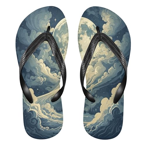 STAYTOP Moon Flip Flops Sandals of Men's & Women's,Sandals Beach Slippers Shower Slides