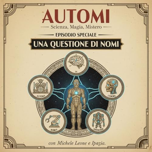 Una questione di nomi. Automa, Robot, Androide, Cyborg, IA.