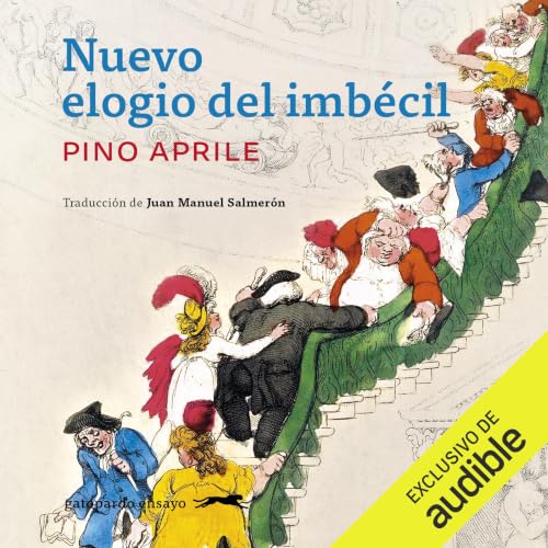 Diseño de la portada del título Nuevo elogio del imb&eacute;cil
