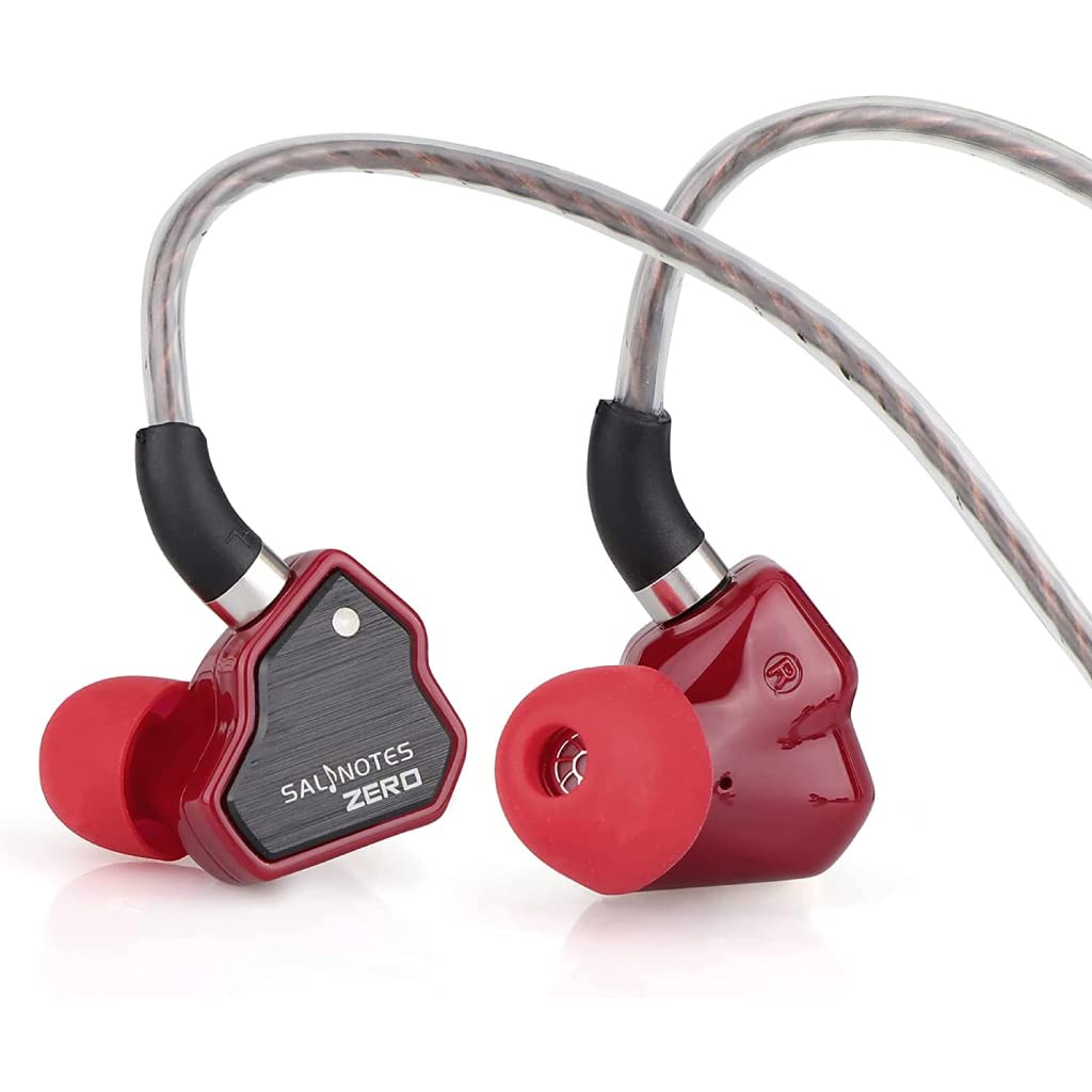 Concept Kart 7Hz Salnotes Zero Mecha Edition Wired Iem Earphone With Mic,10Mm Dynamic Driver|Metal Composite Diaphragm|Noise Isolation|In Ear Monitor Earbuds With Detachable Ofc Cable(Red,Type C(Mic)-picture-29