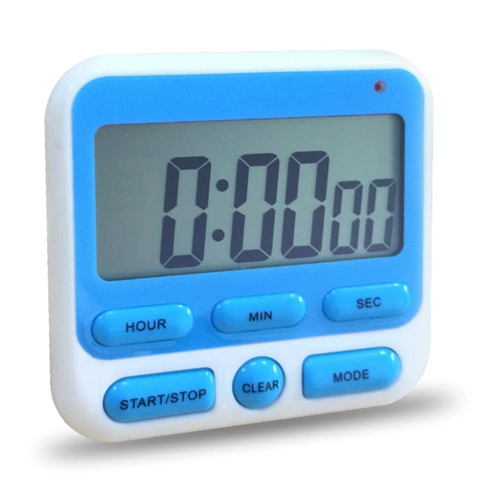 Temporizador de cocina, temporizador de cuenta regresiva de cocina digital, kit Temporizador digital de cocina con pantalla, temporizador digital, temporizador de cocina cuadrado, reloj de cuenta