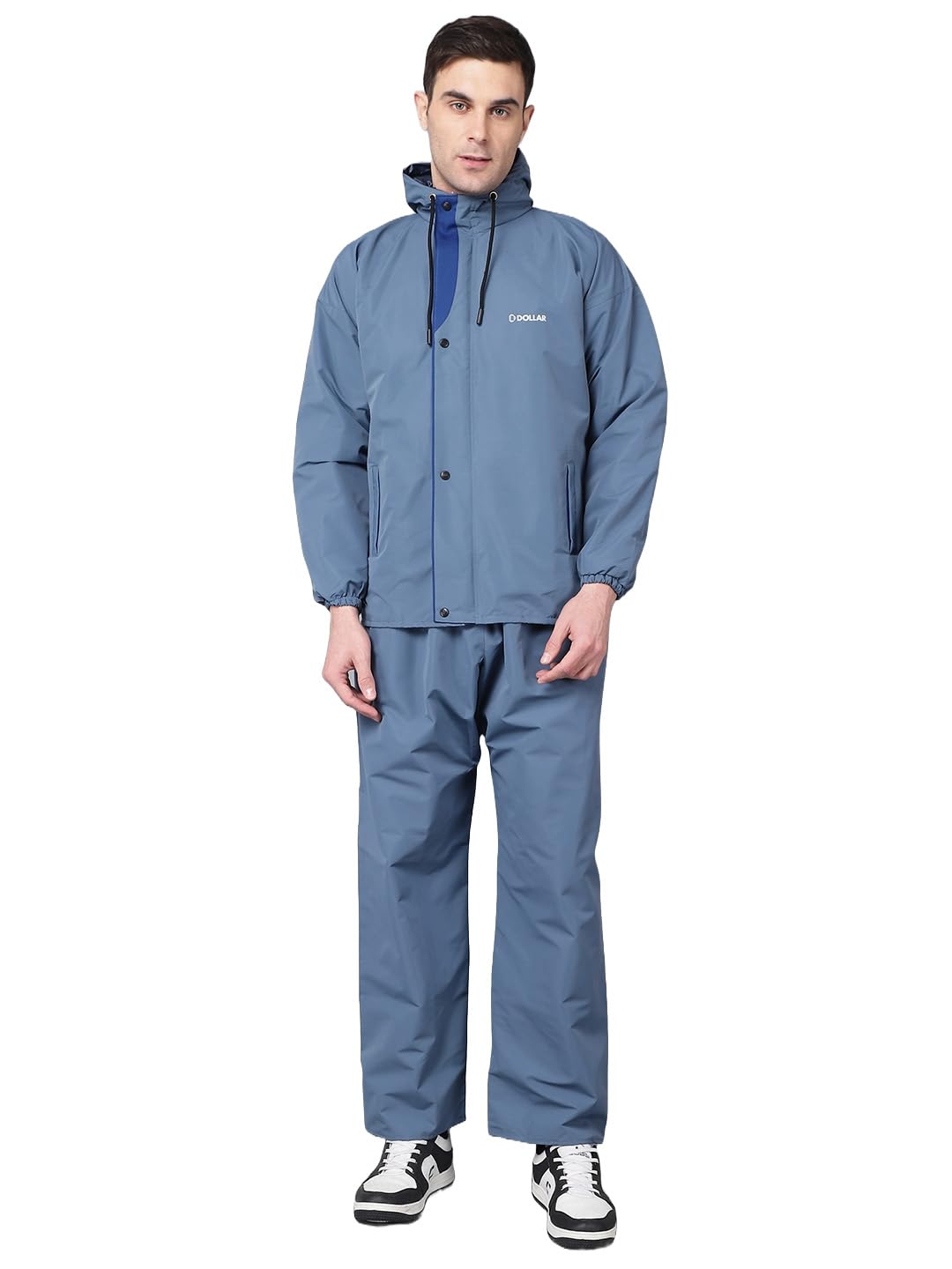 dollar Rainguard Men's PVC Full Sleeve Solid Reversible Sporty Raincoat Set With Adjustable Hood and Pocket-picture-21