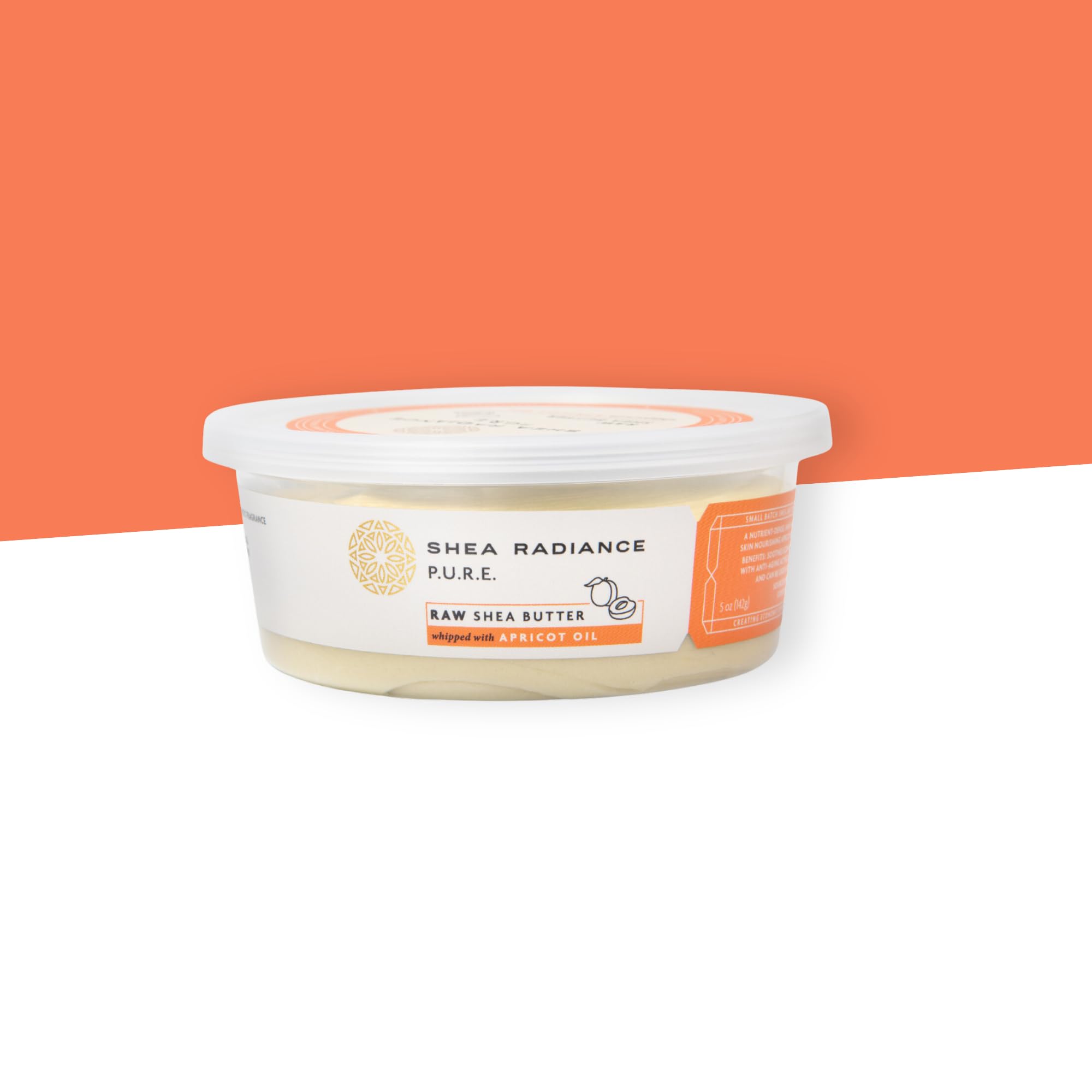 Shea Radiance Shea Butter, Whipped Apricot 5 OZ