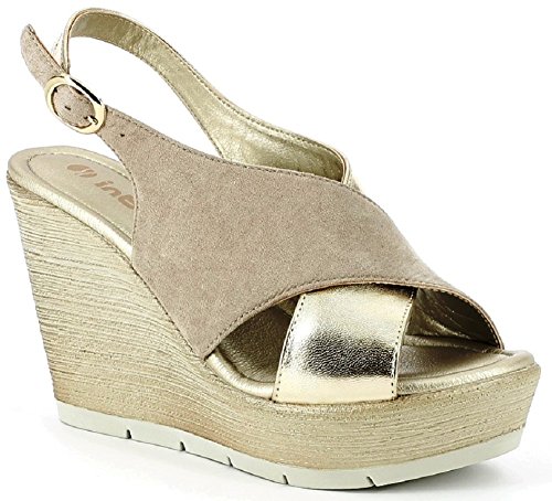 INBLU SANDALI SCALZATI donna mod. CH-20 ZEPPA
