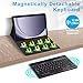 MORECOO for Samsung Galaxy Tab A9 Plus Case with Keyboard 11 inch 2023 (SM-X210/X216/X218), A9 Plus Tablet Case with Detachable Wireless Keyboard, Black