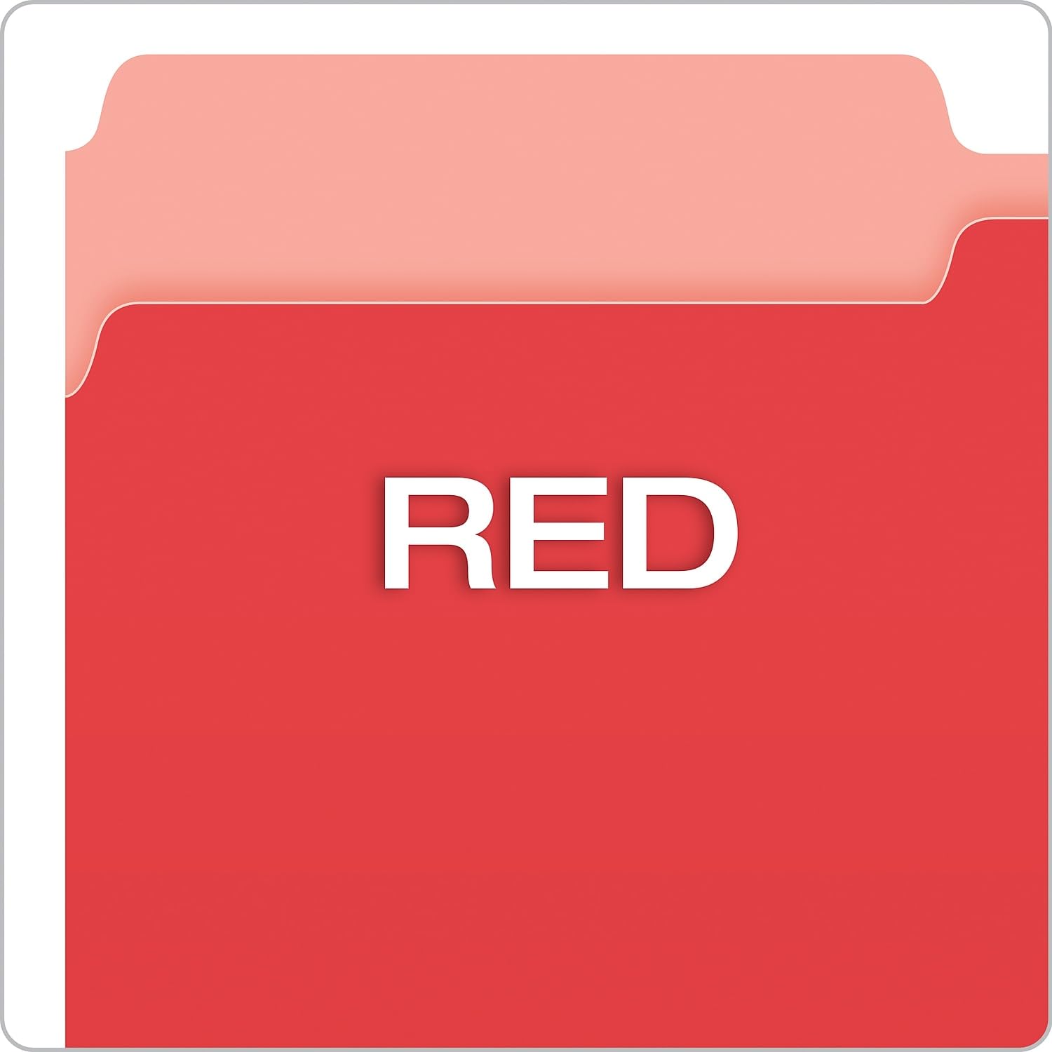 Amazon.com : PENDAFLEX 435013RED Interior File Folders, 1/3