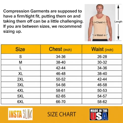Image of Insta Slim - Made in USA 3 Pack Compression Muscle Tank Body Shapers for
