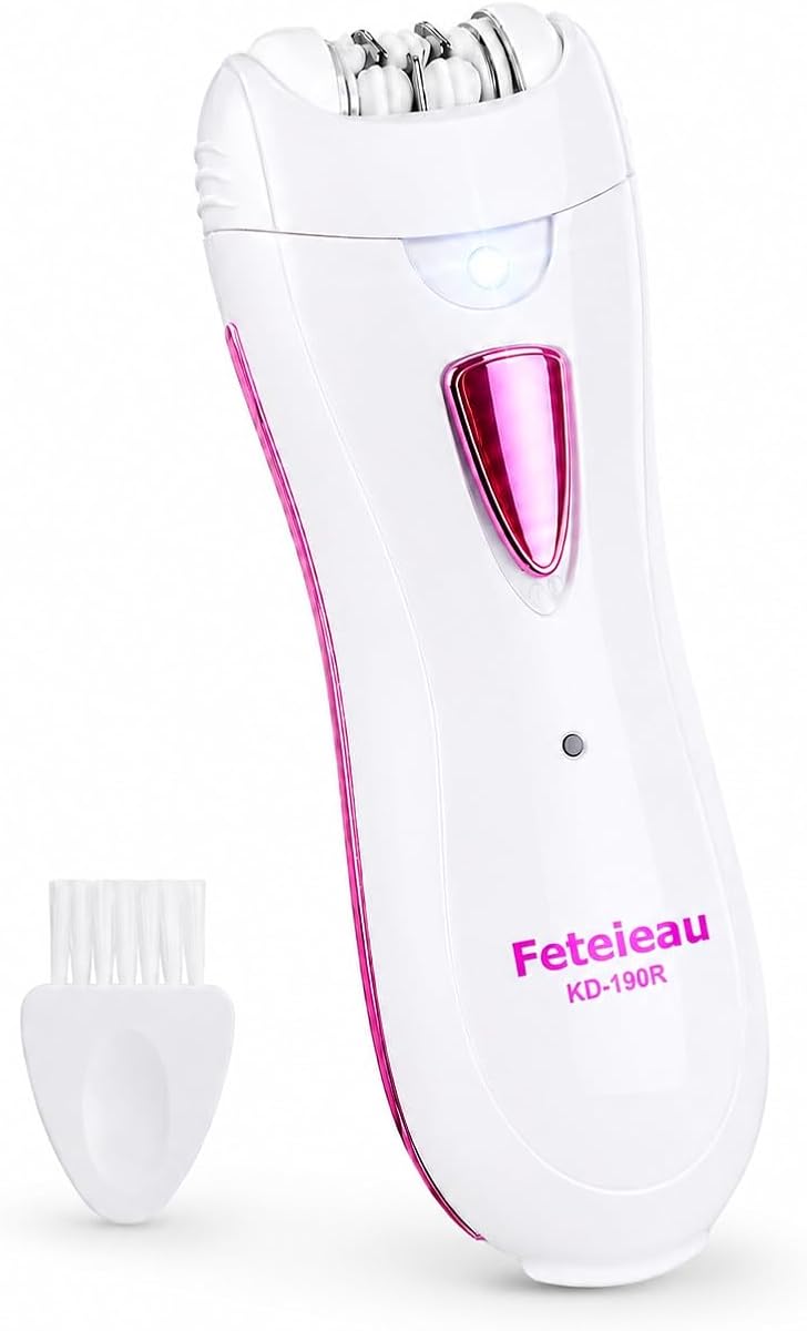 Depiladora Depiladora de deslizamiento suave para mujer Depiladora facial recargable Depiladora para mujer Depiladora facial Depiladora de deslizamiento suave Depiladora para mujer Cara Bikini Depilación Brazos/Cara/Peach Fuzz Blanco Portátil