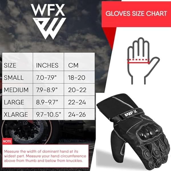 WFX Кожаные мотоциклетные перчатки, с поддержкой сенсорных экранов, прочные, ветрозащитные, водонепроницаемые, теплые, летние, зимние, термоперчатки, из углеродного волокна, перчатки для верховой езды, пешего туризма, для
