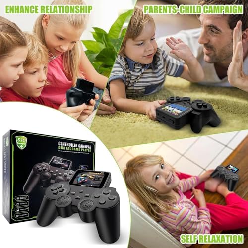Image of S10 Handheld Video Game for Kids 520 in 1 Controller Gamepad Video Game, Retro Gaming Console, Shooting Age 7, Digital Game Player, Pocket Gamer, Handheld Gaming Console