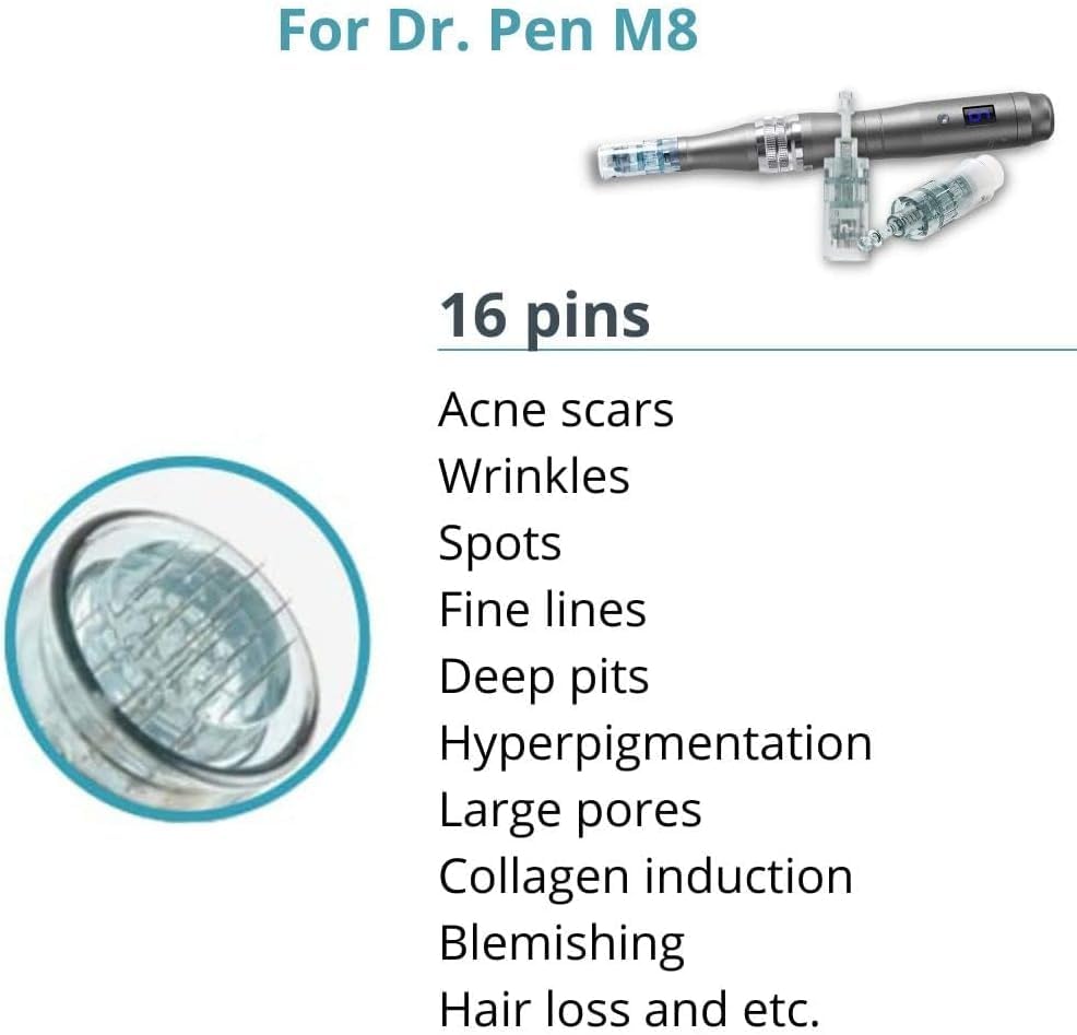 Micro Needle Cartridges for Dr. Pen Ultima M8 Microneedling Pen - Image 3