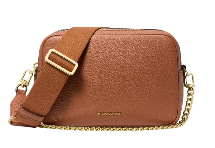 Image of Michael Kors Bryant Medium Double Zip Chain Camera Crossbody Bag