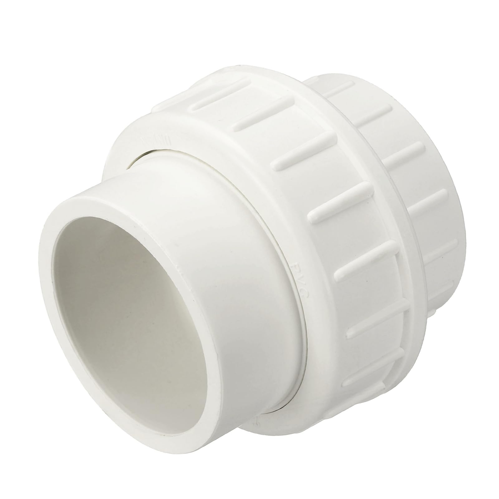 DTGN 2" PVC Union Coupling Pipe Fitting SCH40 PVC Slip Union Adapter