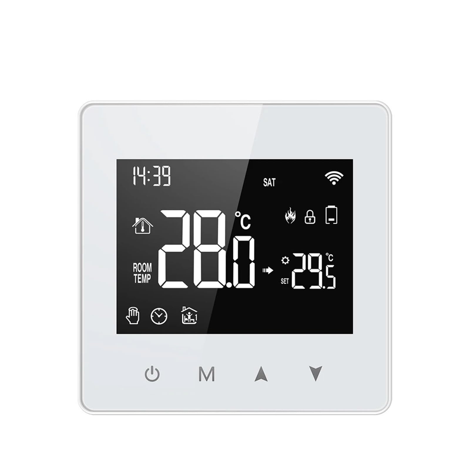 Inteligentny termostat, Inteligentny termostat Tuya ZigB, wersja akumulatorowa o niskim poborze mocy, regulator temperatury bojlera gazowo-wodnego(Low Power Version)