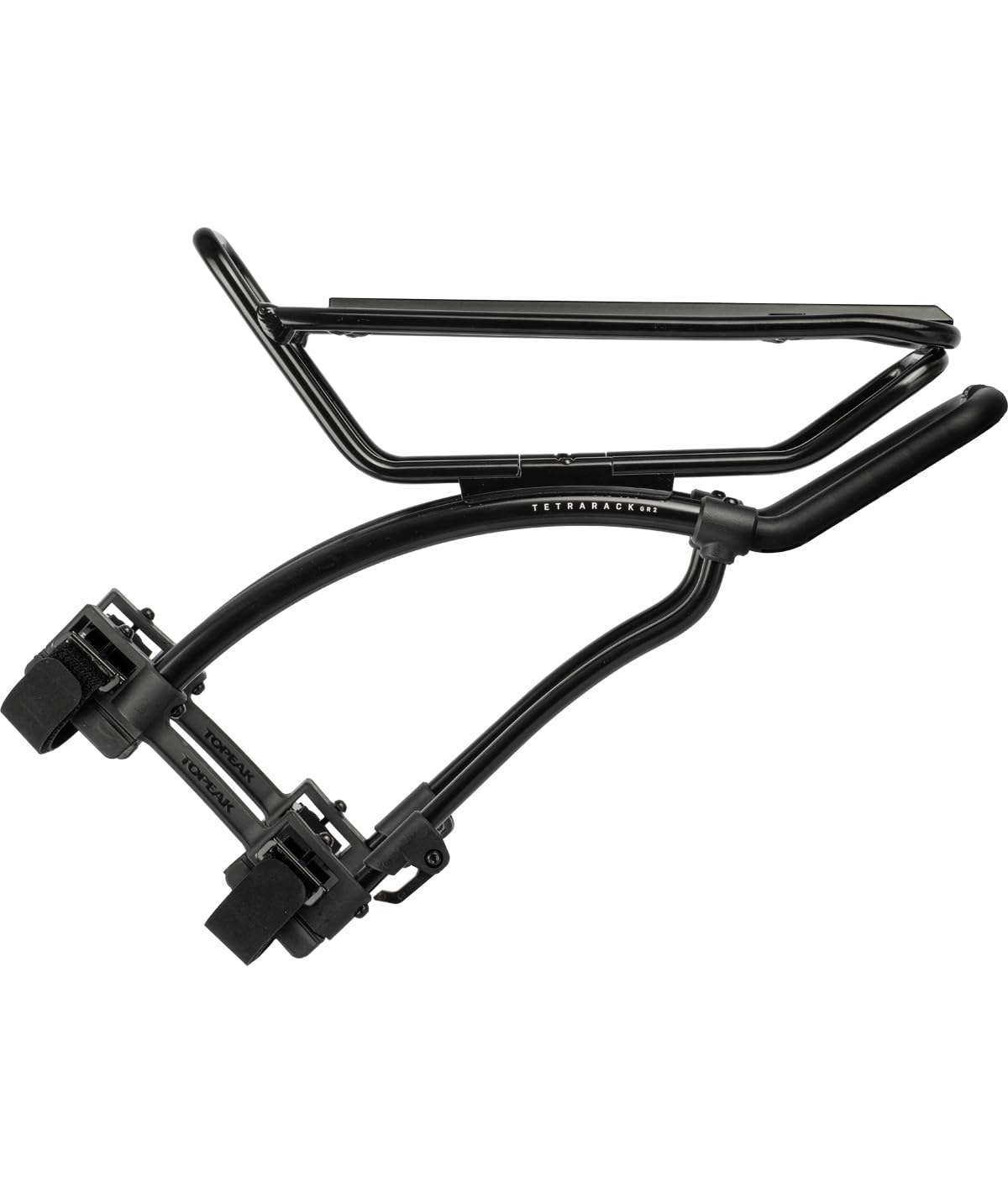 Topeak TetraRack GR2 Rear Bicycle Rack with MTX/MTX 2.0 QuickTrack System, Black