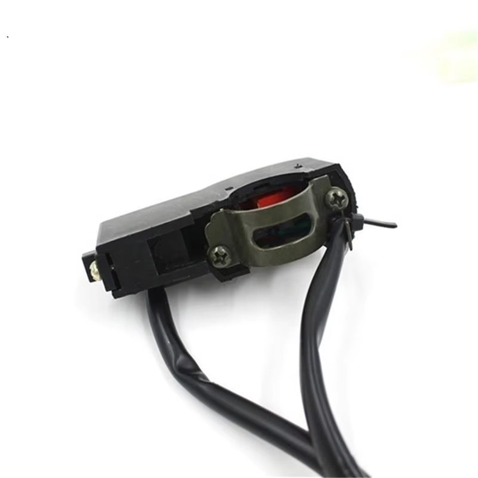Moto puesta en marcha Interruptor Se Adapta A Manillares 7/8 Diámetro Longitud Total 28 Botón Arranque Eléctrico Interruptor Emergencia Motocicleta Bike Botón Pulsador Encendido Apagado