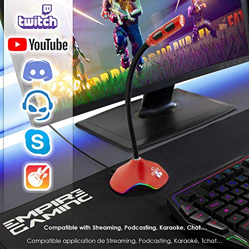 EMPIRE GAMING -Microfono Gamer PC, Mac, Console