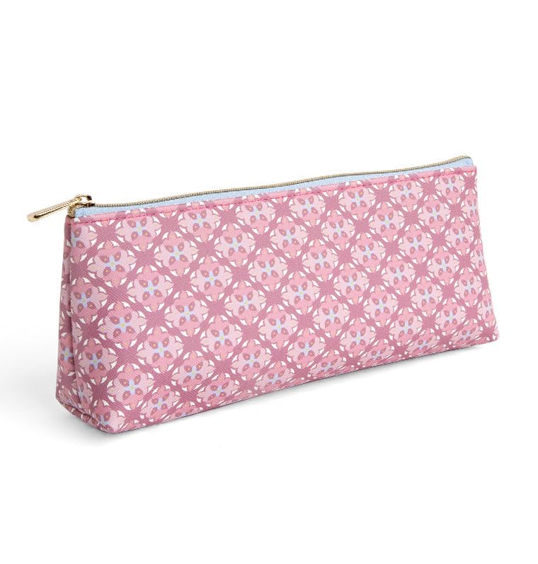 Image of Filofax Mediterranean Collection Pencil Case, Faux Leather, 9.06-inches Width, Pink, B132909