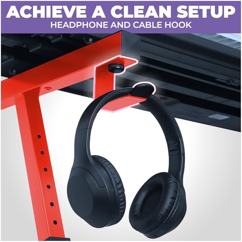 Image of Liquid Stands Keyboard Stand w / Wheels - Z Style Adjustable & Portable Professional Heavy Duty Digital Piano Stand - Fits 54-88 Key Electric Pianos - Sturdy Rolling Musical Keyboard Stand (Red)