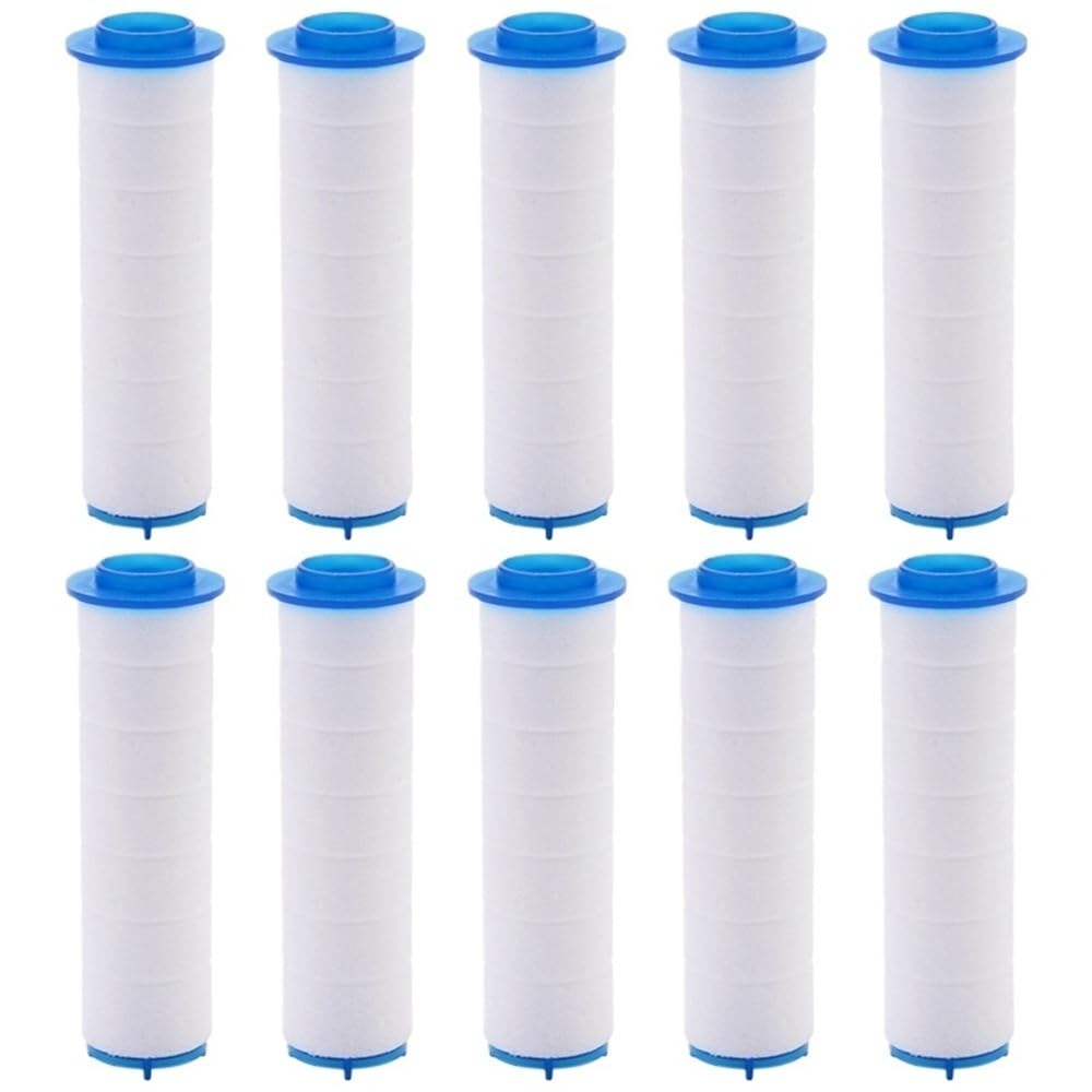 10Pcs Replacement Shower Filter for Hard Water - High Output Shower Water Filter to Remove Chlorine and Fluoride