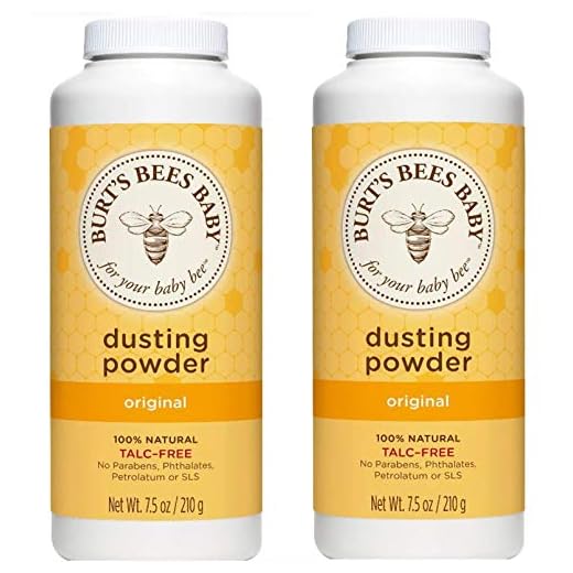 Burt's Bees Baby Bee Dusting Powder Bottle, 7.5-Ounce Bottles (Pack of 2)