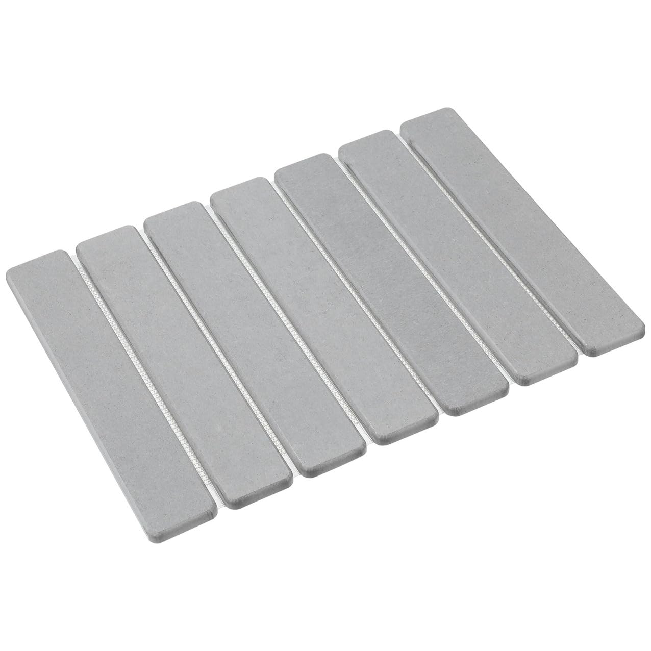 Abtropfmatte für die Küchentheke 15.75x11.81In, faltbare Kieselgur Trockenmatte mit Hitzeschutz, wasserabsorbierende Küchenunterlage zum Geschirr Trocknen