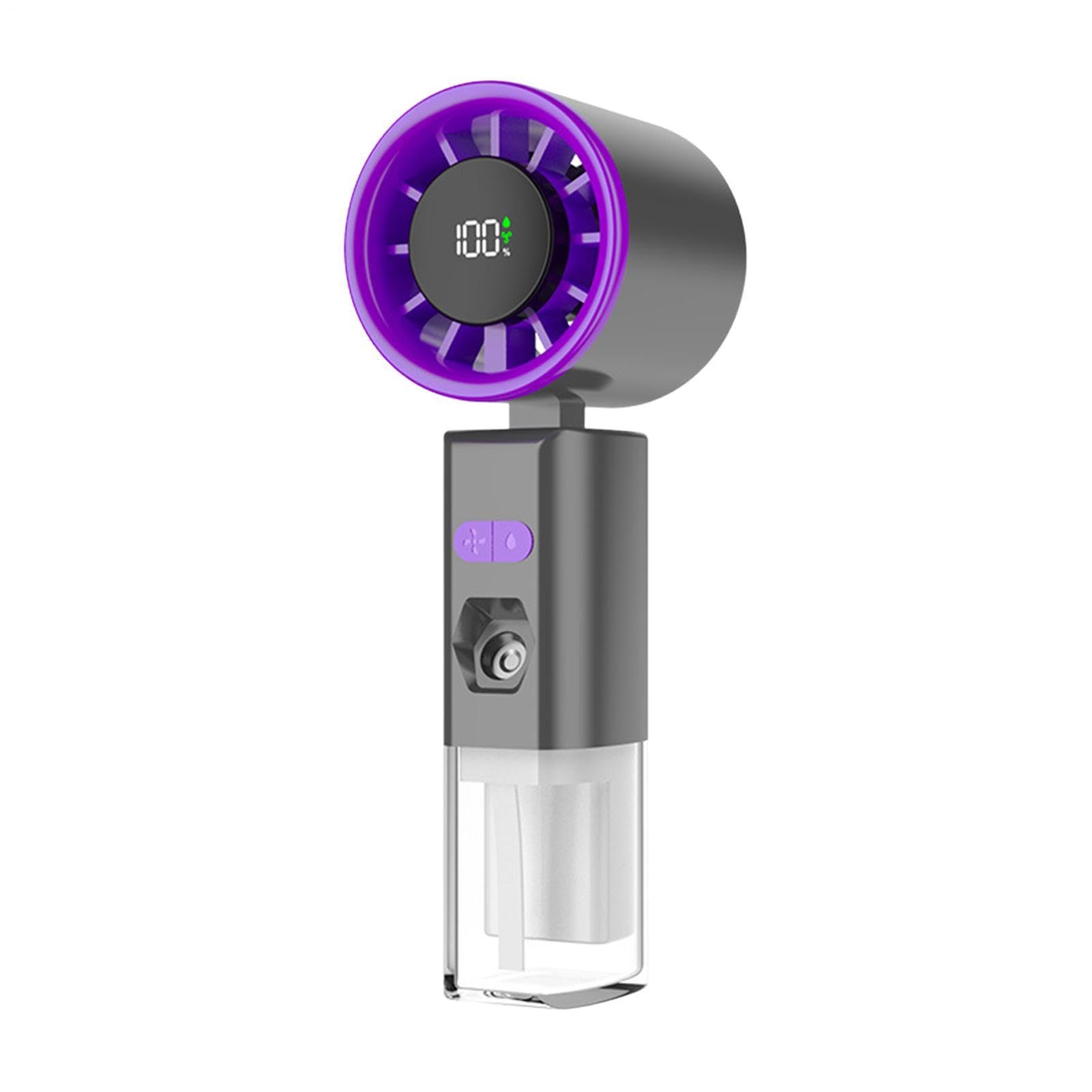 Ventilador con spray de agua USB silencioso para combatir el calor en la oficina