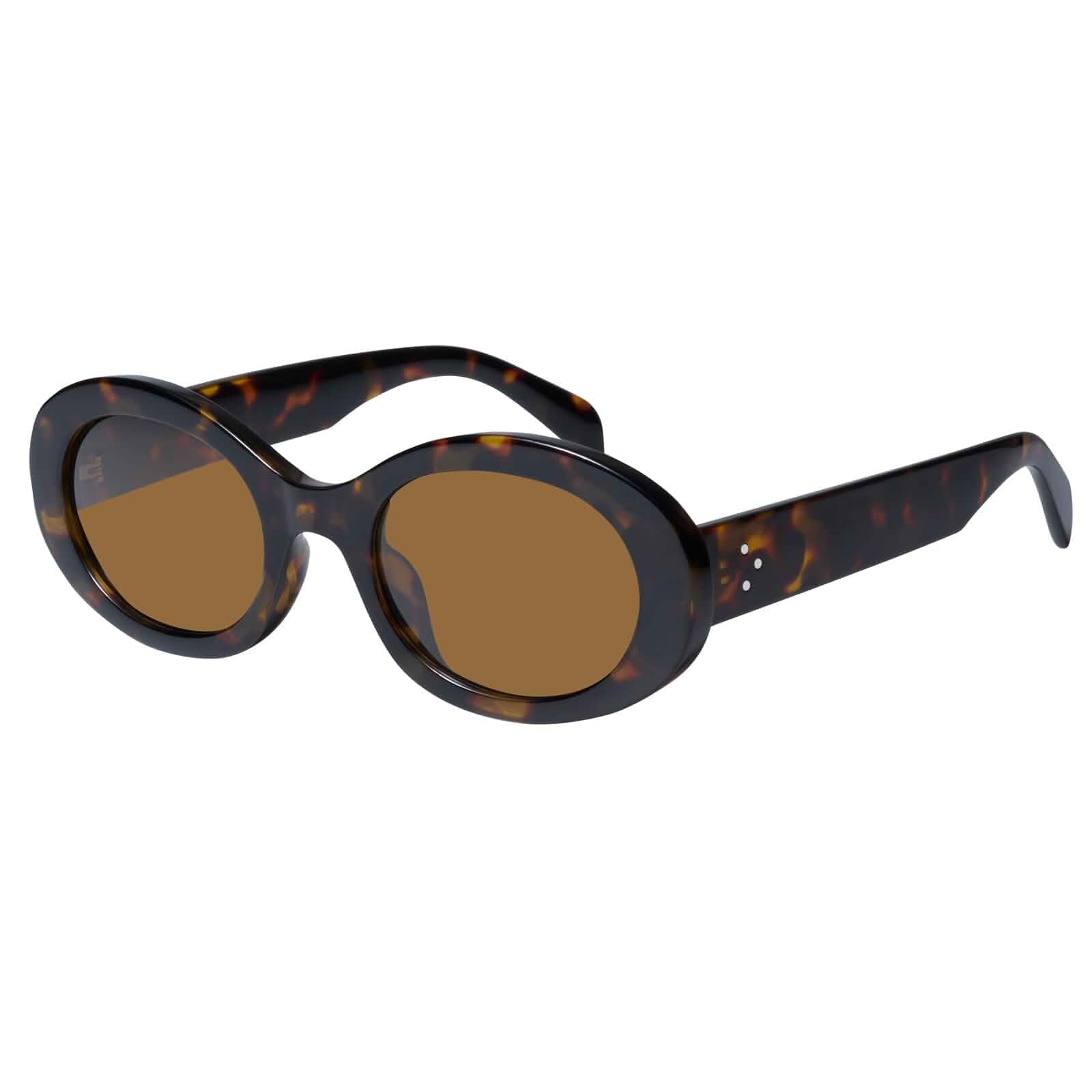mosanana Oval Sunglasses for Women 90s Vintage Chunky Frame MS52371 Luxury-inspired, UV400 Protection, Ideal for Street Style, Vacations, and Daily Wear