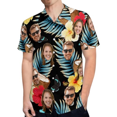 Chemise tropicale homme pour la plage - Haut d'été fluide et respirant aux couleurs unies