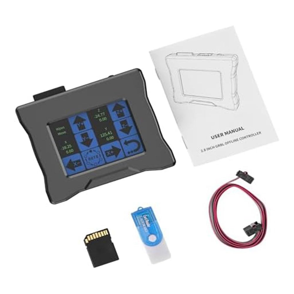 Cosmin CNC Routeur Contrôleur de Machine Hors Ligne GRBL Module de Contrôle avec Écran Tactile TFT pour CNC 3018/3020/3040Pro/4540, pour Coupe de Machine à Couper Le Bois 3018 CNC 1Set