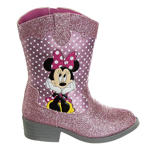 Disney Minnie Mouse Cowgirl Western Boots (Toddler-Little kid)2