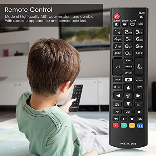 ASHATA TV Remote Control for LG AKB74475481 Replacement Television Remote Controller for LG 65UH950V 49LB550V 49UH610V 43LF590V 49UF640V 49LF590V 49LB870V - Image 3