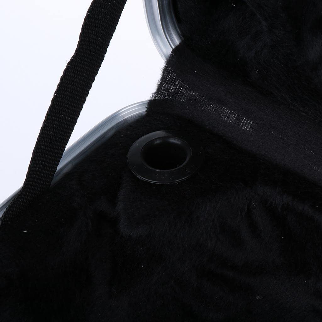 Custodia Rigida in Plastica per Tromba con Maniglia, Accessori per Tromba con Chiusura di, Colore Nero.