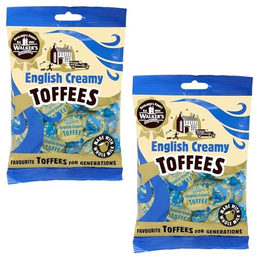 Walkers Nonsuch English Creamy Toffees, 5.3 oz., Two bags