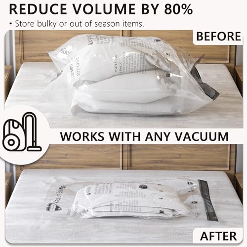 Space Saver Vacuum Bags for Clothes, Bedding, and More