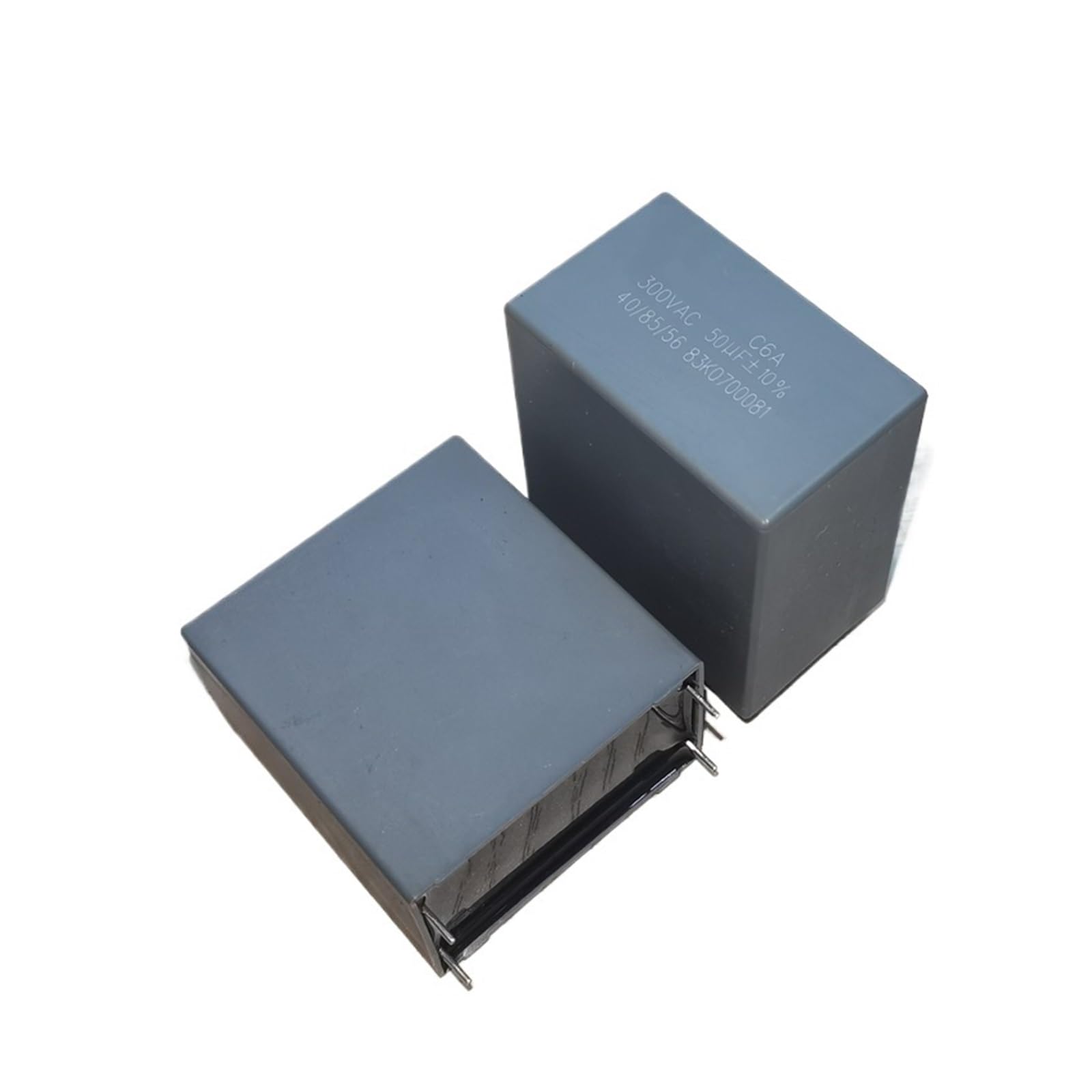 LEOTNNDQ 1PCS C6AQ1506KM1AC000 C6A 50UF 300VAC AC output filter capacitor
