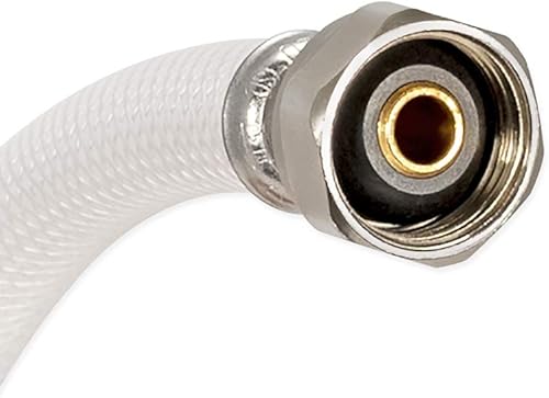 Miniatura 3 de Eastman Línea de suministro de conector flexible de grifo de 16 pulgadas, manguera trenzada de PVC reforzado, salida FIP de 12 pulgada x conexión de